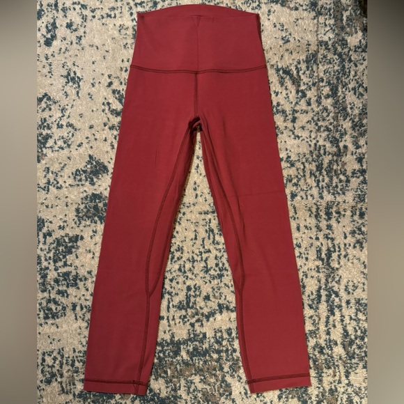 Lululemon High-Rise Wunder Under Full On Luxtreme in Chianti - Size 2 - Picture 4 of 16